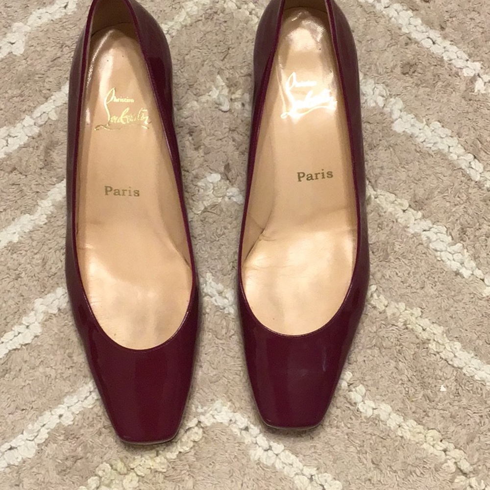 Christian Louboutin patent leather heels, size 41.5